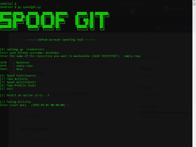 spoofgit